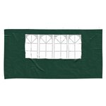 vidaXL Mur de tente de fête 2 Pièces 400 x 195 cm Vert PE et acier