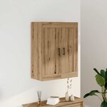 vidaXL Buffet chêne artisanal 69 5x34x90 cm bois d'ingénierie