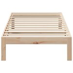 vidaXL Cadre de lit sans matelas 90x200 cm bois de pin massif