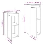 vidaXL Meubles TV 2 Pièces Bois massif de pin