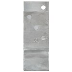 vidaXL Piquets de clôture 12 pcs Argenté 12x6x15 cm Acier galvanisé
