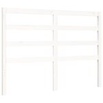 vidaXL Cadre de lit sans matelas blanc 120x200 cm bois de pin massif