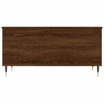 vidaXL Table basse Chêne marron 90x44 5x45 cm Bois d'ingénierie