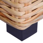 vidaXL Ensemble de canapés 27 Pièces Rotin naturel