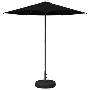 vidaXL Parasol de jardin 230 x 230 cm Polyester Rectangulaire Noir