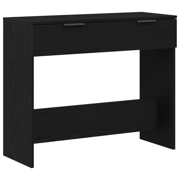 vidaXL Table console Chêne noir 30 x 36 x 75 cm Bois d'ingénierie