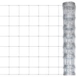 vidaXL Clôture de jardin Acier galvanisé 50x1 m Argenté