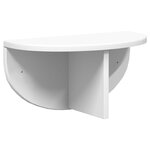 vidaXL Étagère Murale 2 Pièces Blanc 38 x 19 x 19 cm Bois d'ingénierie