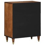 vidaXL Buffet Marron 60 x 33.5 x 75 cm Bois de manguier massif