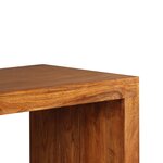 vidaXL Table console Bois massif avec finition miel 110x40x76 cm