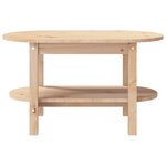 vidaXL Table basse 80x45x45 cm Bois massif de pin