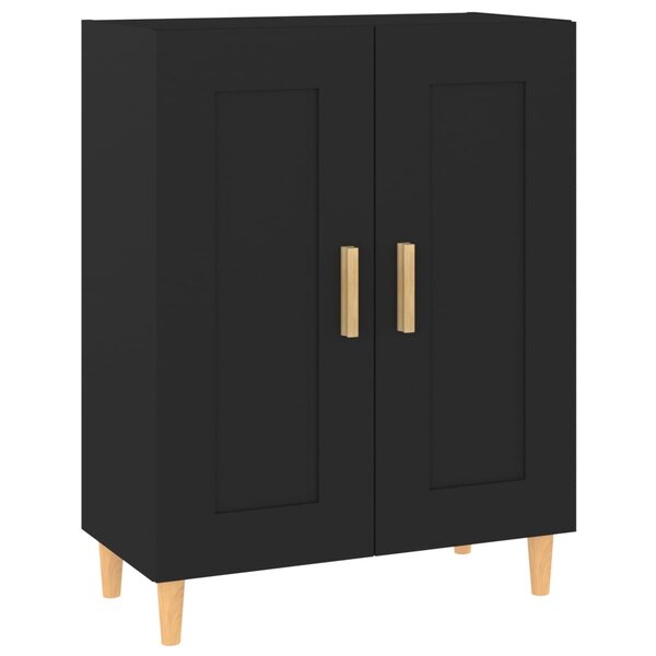 vidaXL Buffet Noir 69 5x34x90 cm Bois d'ingénierie