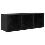 vidaXL Meuble TV Chêne noir Bois d'ingénierie