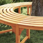 vidaXL Banc d'Arbre 2 Pièces Naturel 160 x 80 x 45 cm