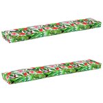 vidaXL Set de coussins de palette Floral 2 Pièces Jungle tropicale