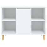 vidaXL Meuble d'évier blanc 80x33x60 cm bois d'ingénierie