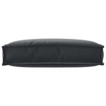 vidaXL Coussin Noir 60 x 40 x 12 cm Tissu Oxford