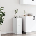 vidaXL Armoire d'apothicaire blanc 30x41x77 5 cm bois d'ingénierie