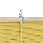vidaXL Stores et Occultants avec des rideaux Jaune 80 x 160 cm Bambou