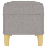 vidaXL Banc Gris clair 100x35x41 cm Tissu