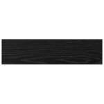 vidaXL Étagère à livres 4 Pièces Noir 40 x 10 x 1.5 cm Bois d'ingénierie