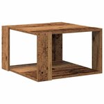 vidaXL Table basse Bois ancien 51.5 x 51.5 x 30 cm Bois d'ingénierie