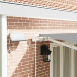 vidaXL Auvent avec Blanc 6 × 3 5 m Métal