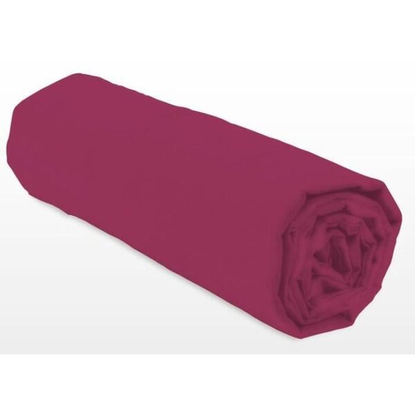 Drap-housse 140 x 190+25 cm - Fuchsia