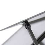 vidaXL Serre avec cadre de base anthracite 169x169x202 cm aluminium