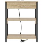 vidaXL Armoires de chevet 2 Pièces Chêne sonoma 41 x 31 x 51 cm