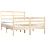 vidaXL Cadre de lit sans matelas bois massif de pin 135x190 cm