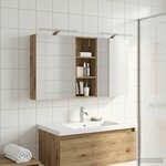vidaXL Ensemble de Meubles de Salle de Bain 3 Pièces 130 x 14 5 x 70 cm