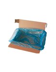 (lot  de 800 sacs) sac plastique fond de caisse bleu renforcée