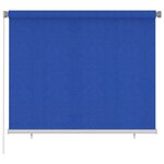 vidaXL Store roulant d'extérieur 180x140 cm Bleu PEHD