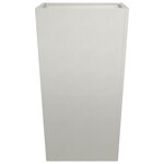 vidaXL Jardinière 45x45x75 cm acier inoxydable