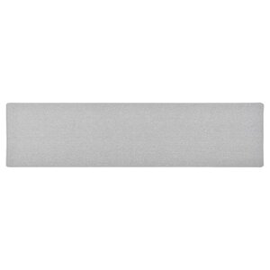 vidaXL Tapis de couloir Gris clair 50x200 cm