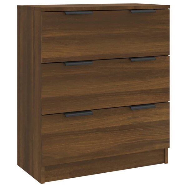 vidaXL Buffet chêne marron 60x30x70 cm Bois d'ingénierie