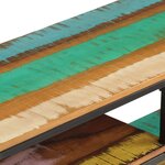 vidaXL Meuble TV 130x30x45 cm Bois de récupération massif