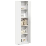 vidaXL Armoire avec étagère Blanc 55 x 25 x 189 cm Bois d'ingénierie