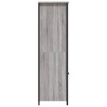 vidaXL Buffet haut sonoma gris 62x36x121 5 cm bois d'ingénierie