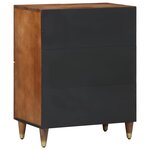 vidaXL Buffet avec porte Marron 60 x 33 x 75 cm Bois de mangue massif