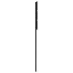 vidaXL Tête de lit Chêne noir 75 cm Bois d'ingénierie