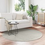 vidaXL Tapis d'intérieur et d'extérieur PALMERAS Vert Ø 200 CM