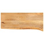 vidaXL Dessus de table à bord vivant 80x40x3 8 cm bois massif manguier