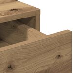 vidaXL Haut Armoire chêne artisanal 40 x 41 x 135 cm Bois d'ingénierie