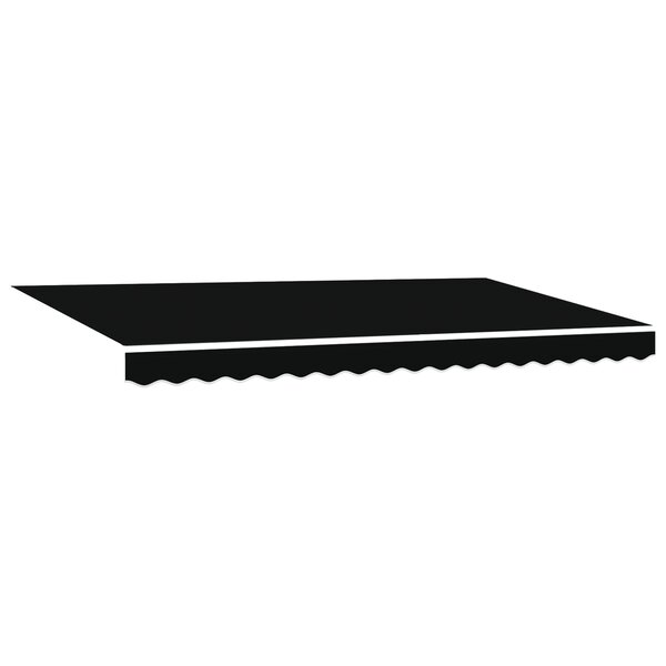vidaXL Auvent Rétractable Noir et anthracite