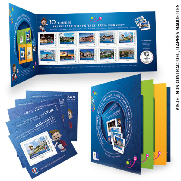 Lot UEFA EURO 2016™ - Album + Collector + 10 mini Collectors