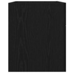Meuble de salle de bain vidaXL Noir Chêne 90x38 5x46 cm Bois d'ingénierie