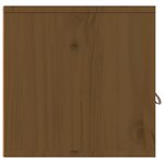 vidaXL Armoire murale Marron miel 60x30x30 cm Bois de pin massif