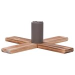 vidaXL Support de sapin de Noël 54x54x16 cm